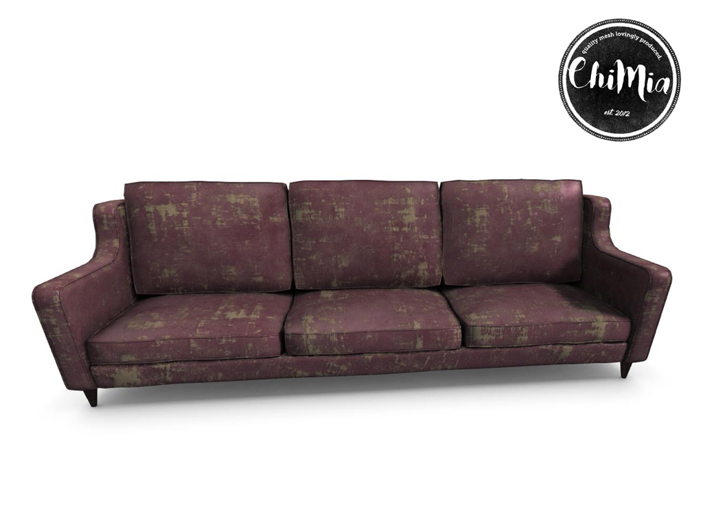 Threadbare Leather Sofa