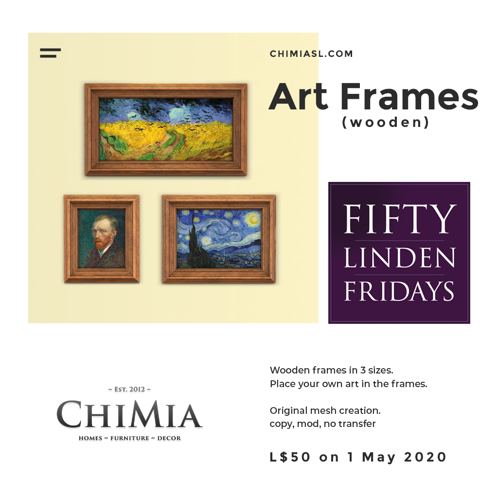 Fifty Linden Fridays 1 May 2020: Art Frames