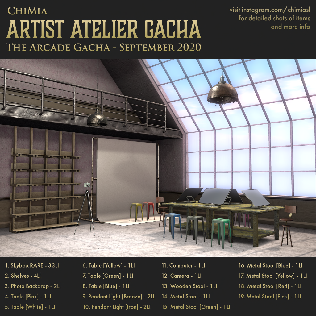 Artist Atelier Gacha at The Arcade September 2020