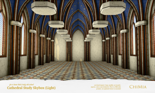 Cathedral Study Skybox at Midnight Order