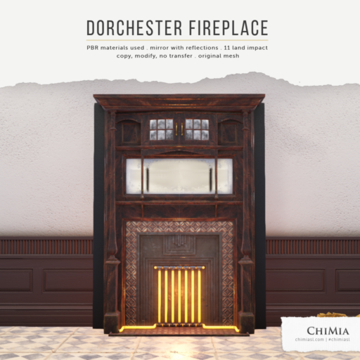 Dorchester Fireplace at Engine Room