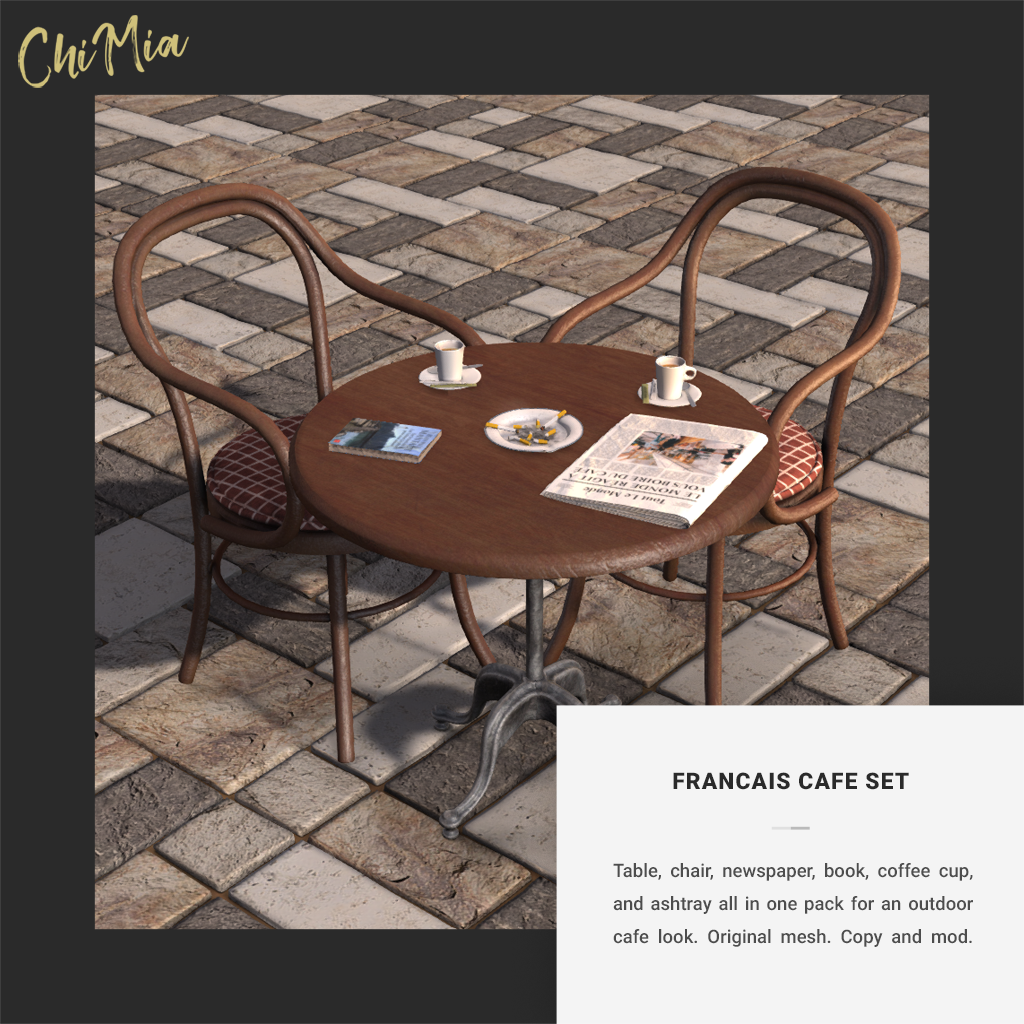 Francais Cafe Set