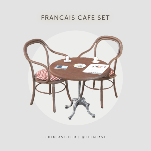 Francais Cafe Set