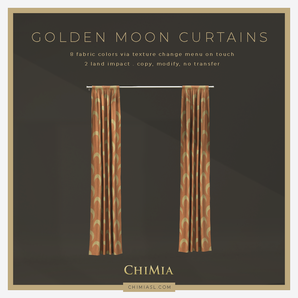 Golden Moon Curtains for Wanderlust Weekend