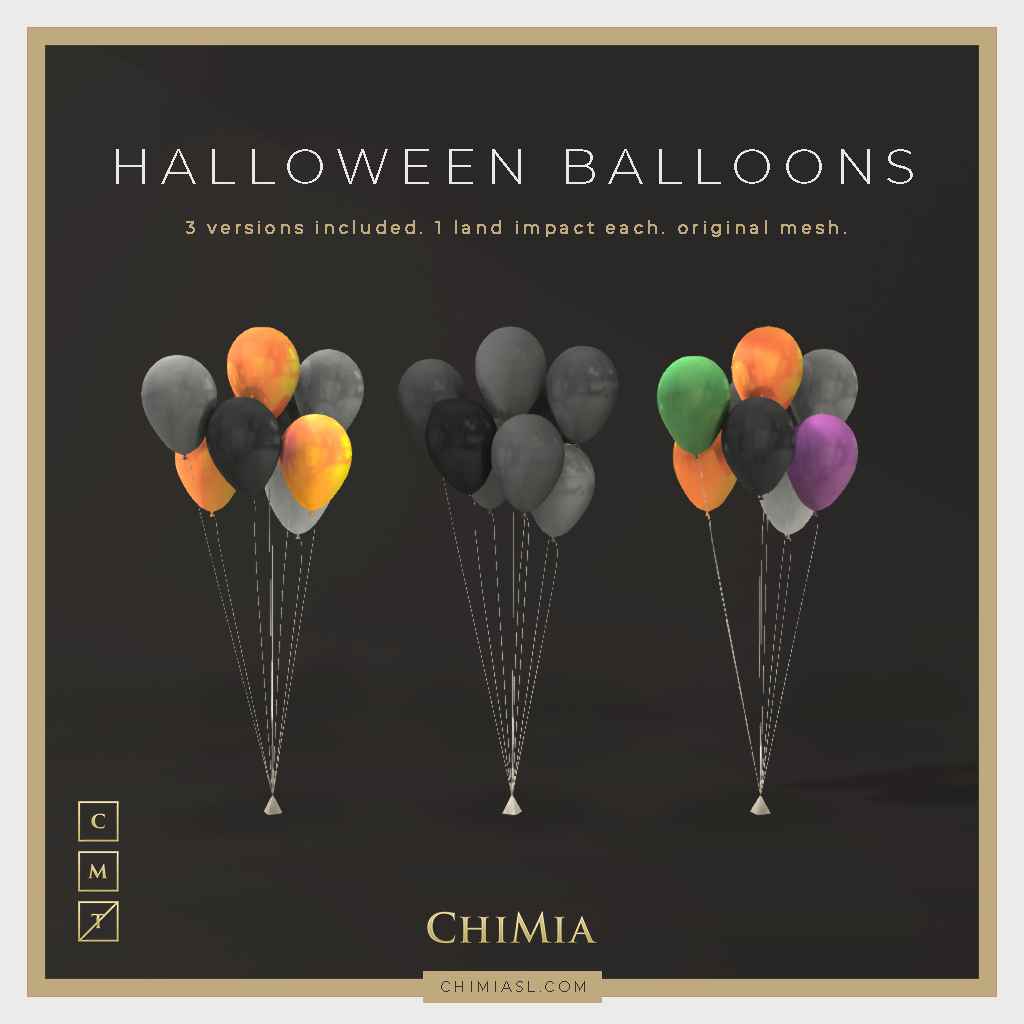 Halloween Balloons by ChiMia
