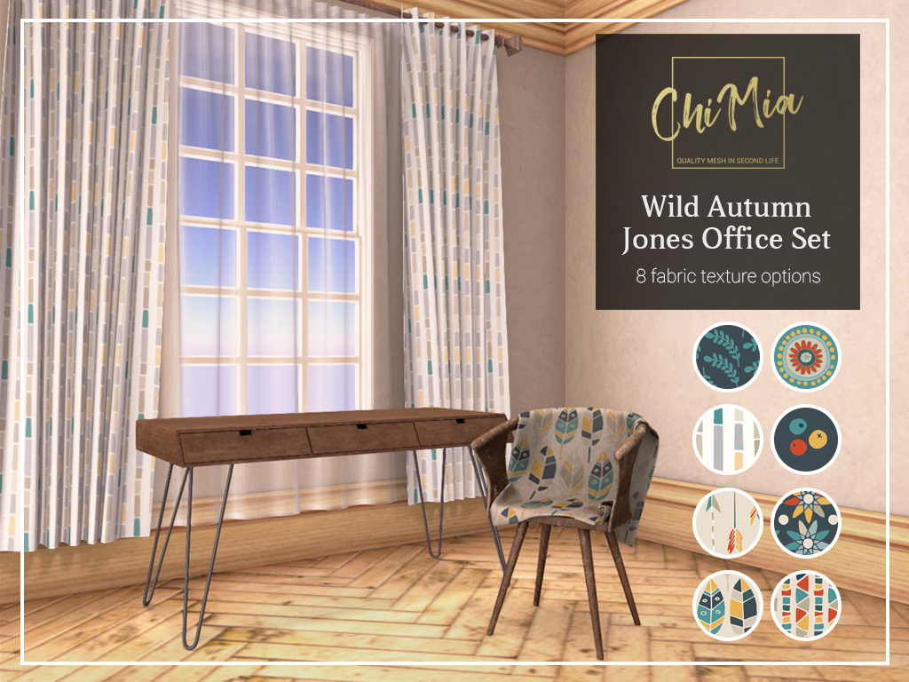 Wild Autumn Jones Office Set