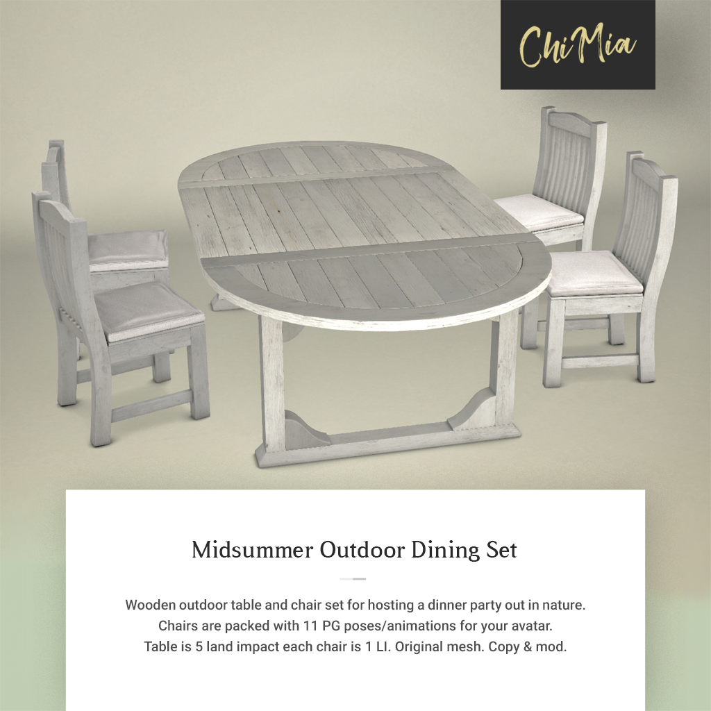 Midsummer Outdoor Dining Set PIC