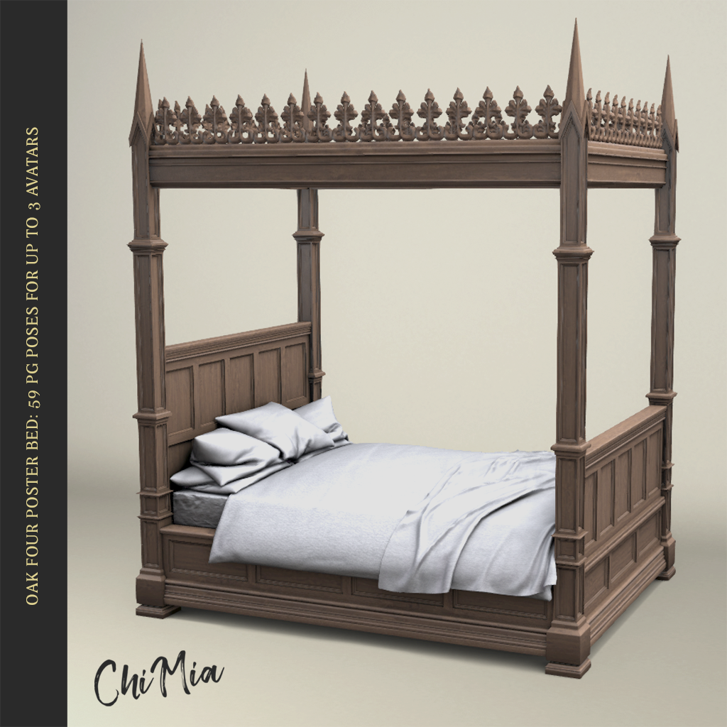 The Saturday Sale 24 August 2019: Oak Four-Poster Bed