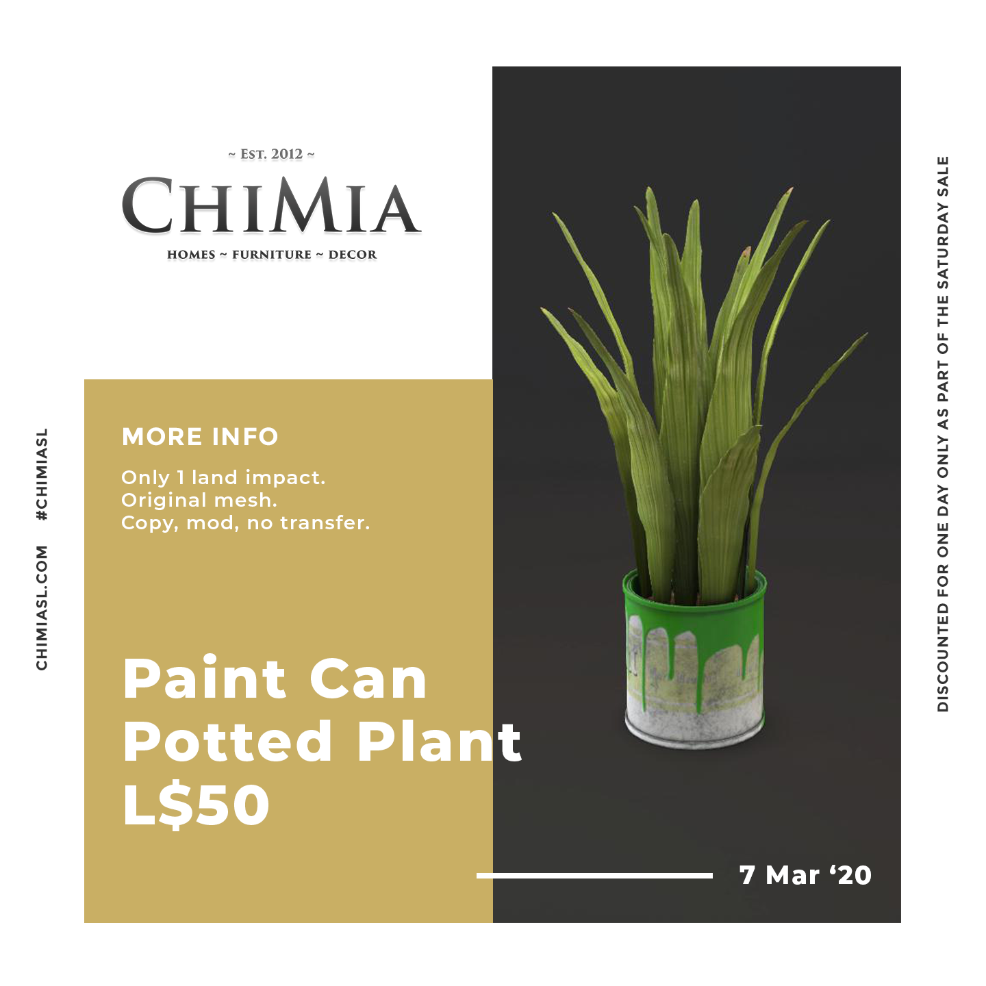 The Saturday Sale 7 Mar 2020: Paint Can Potted Plant