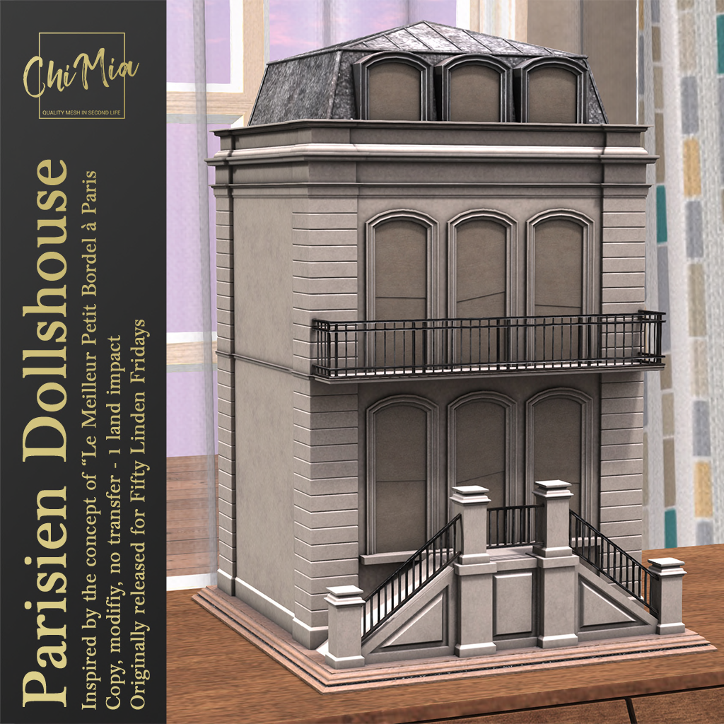 Parisien Dollshouse for FLF 8 February 2019