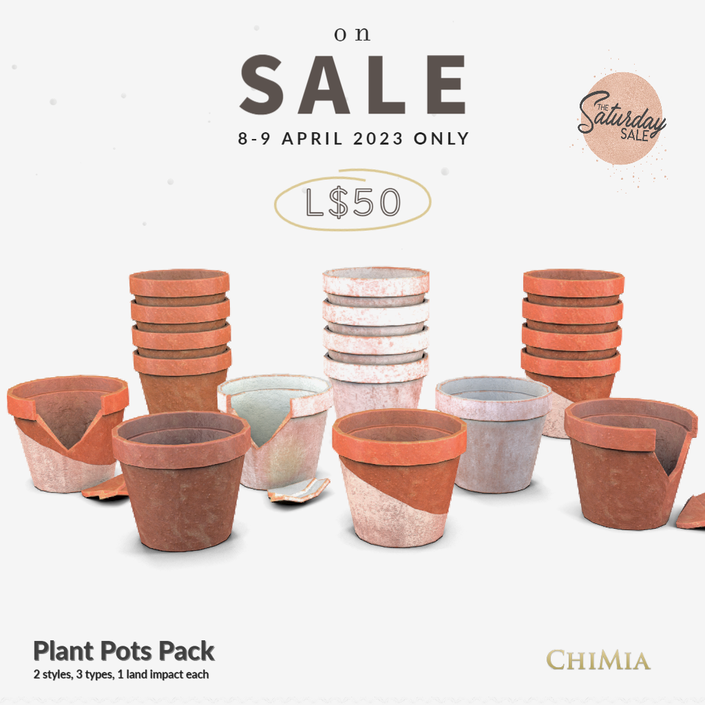 Discounted Plant Pots Pack for The Saturday Sale