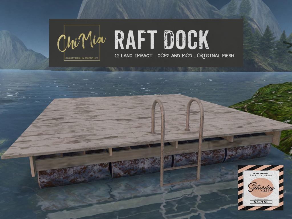 Raft Dock for The Saturday Sale 14 July 2018