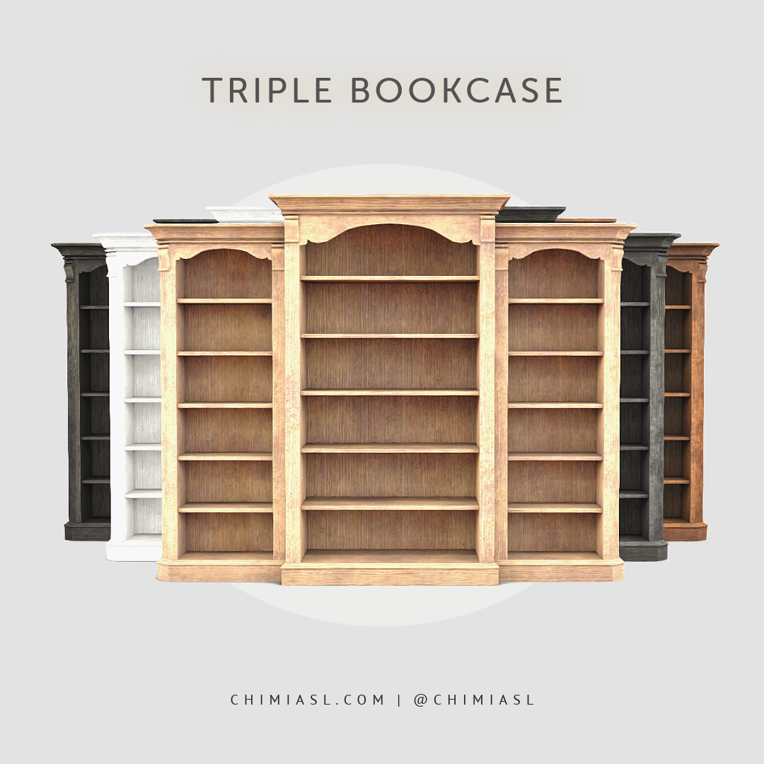 Triple Bookcase